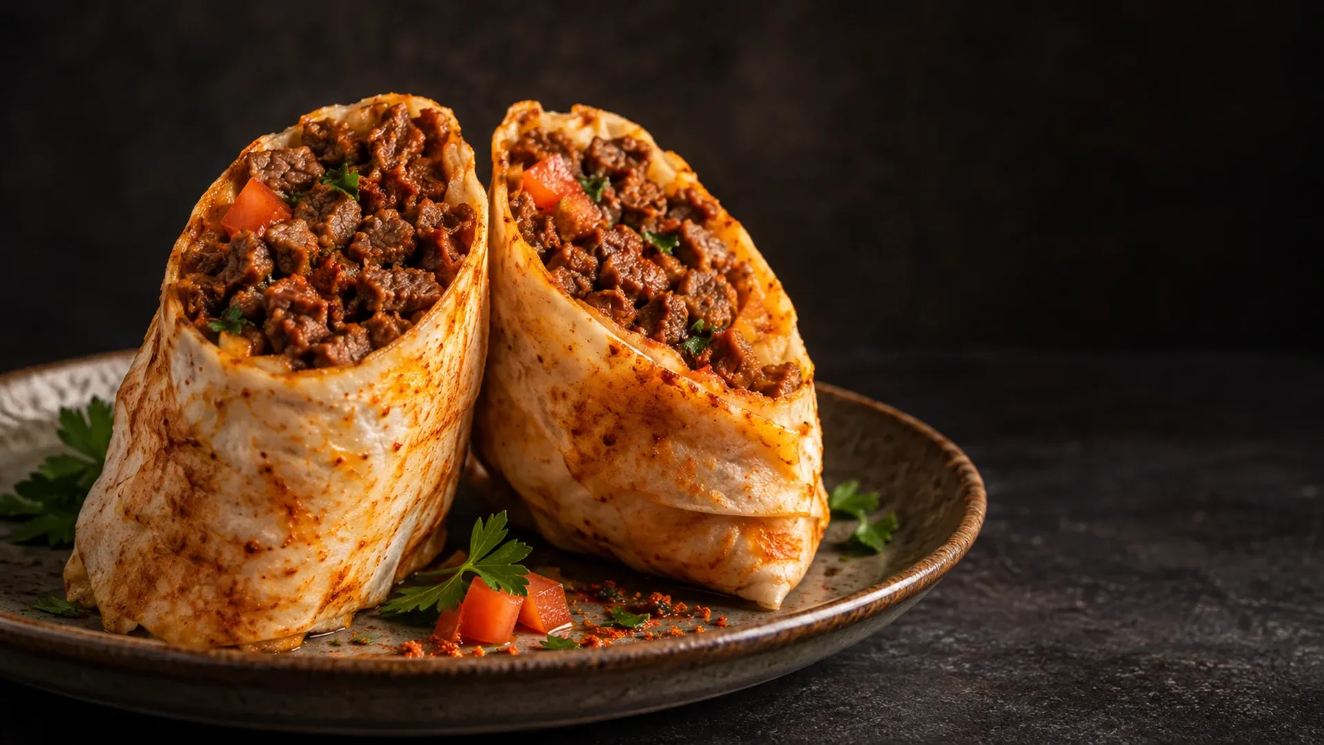 Mersin usulü tantuni sunumu