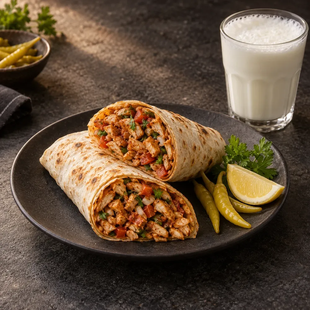 Tavuk Tantuni + Ayran Menü